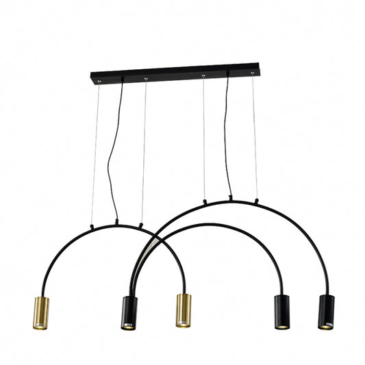 VESTA 437 VISILICA 5*E27MESING/CRNA