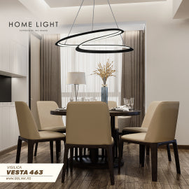 VESTA 463 VISILICA LED 45W 3000K CRNA