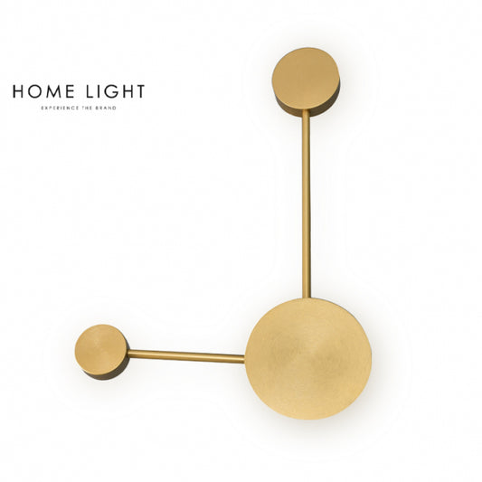 VESTA 472 ZIDNA LAMPA 8W 3000K BRUSENO ZLATO