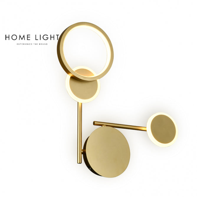 VESTA 473 ZIDNA LAMPA 16W 3000K BRUSENO ZLATO