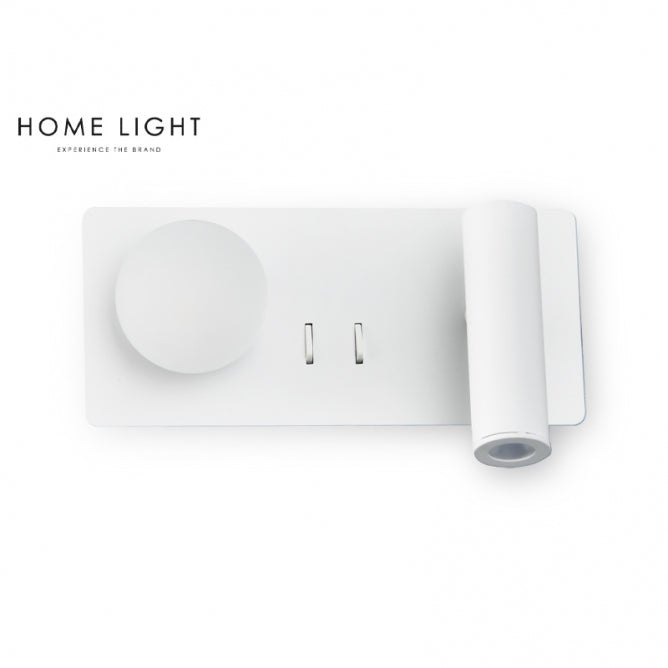 VESTA 478 ZIDNA LAMPA 3W+3W 3000K BELA