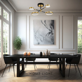 VESTA 488 LUSTER 38W 3000K CRNA/MESING