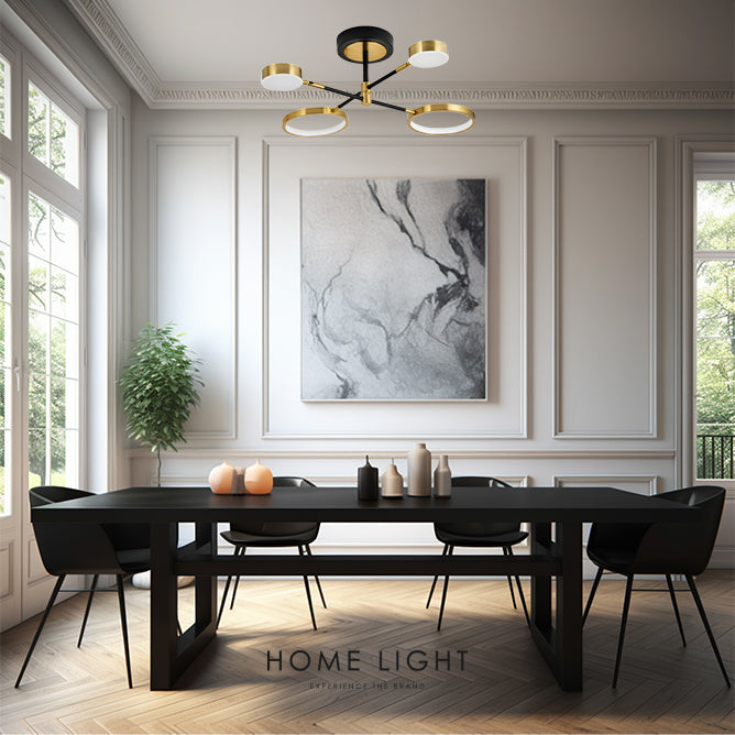 VESTA 488 LUSTER 38W 3000K CRNA/MESING