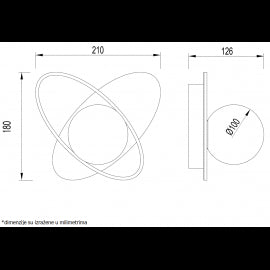 VESTA 533 ZIDNA SVETILJKA 1*G9 TAMNO DRVO/ZLATO