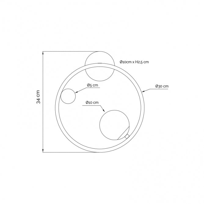 VESTA 555 ZIDNA LAMPA 1*G9 MESING