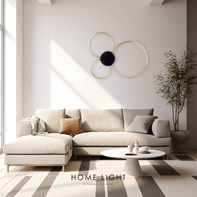 VESTA 564 LUSTER 38W 3000K CRNA/MESING