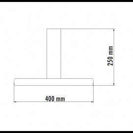 VESTA 618 PLAFONSKA SVETILJKA 45W 3000K SIVA/BRAON