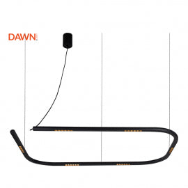 VESTA 623 VISILICA 36W 3000K CRNA