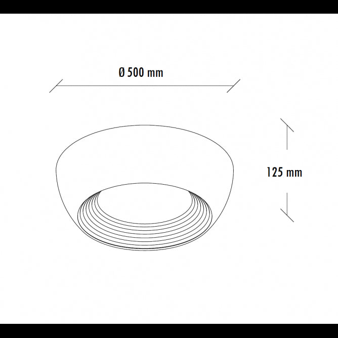 VESTA 625 PLAFONSKA SVETILJKA 40W 3000K BELA/ZLATO