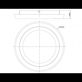 VESTA 646 PLAFONSKA SVETILJKA 30W 3000/4000/6000K