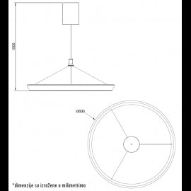 VESTA 648 LUSTER 36W 3000/4000/6000K