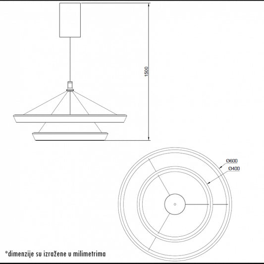VESTA 649 LUSTER 55W 3000/4000/6000K