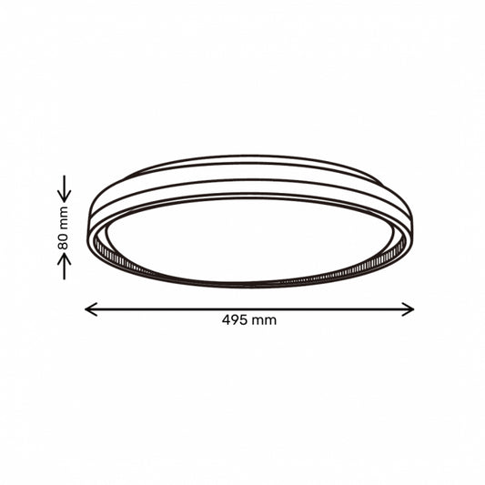 VESTA 669 PLAFONSKA SVETILJKA 24W/48W CCT