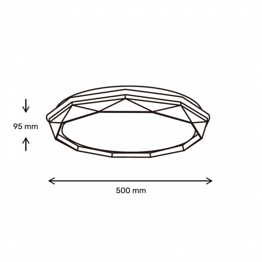 VESTA 676 PLAFONSKA SVETILJKA  24W/48W CCT
