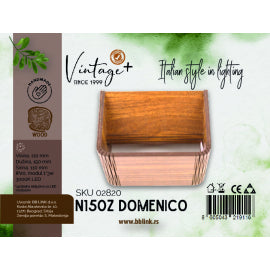 VINTAGE DOMENICO N150Z ZIDNA LAMPA 3W 3000K (150x110x110 mm) - SKU02820