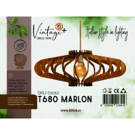 VINTAGE MARLON T680 VISILICA 1*E27 (O 680 mm, h-280 mm) - SKU01012