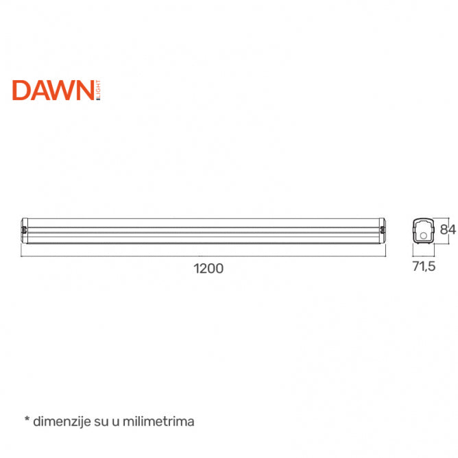 VODODIHT LED 136A PRO 36W 4000K 4680lm 110° IP65