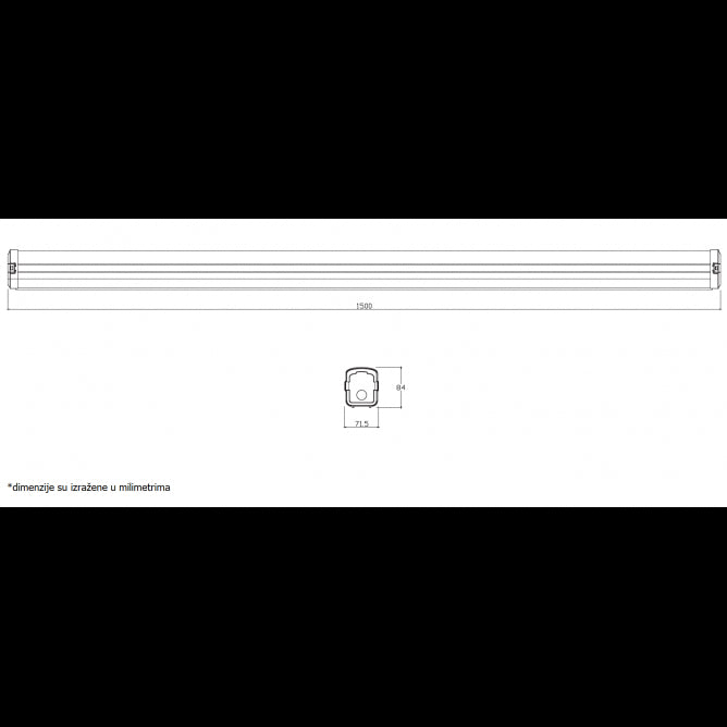 VODODIHT LED 158A PRO 50W 4000K 6500lm 110° IP65