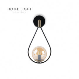 YAGMUR 19012 ZIDNA LAMPA 1*G9 CRNA/MESING