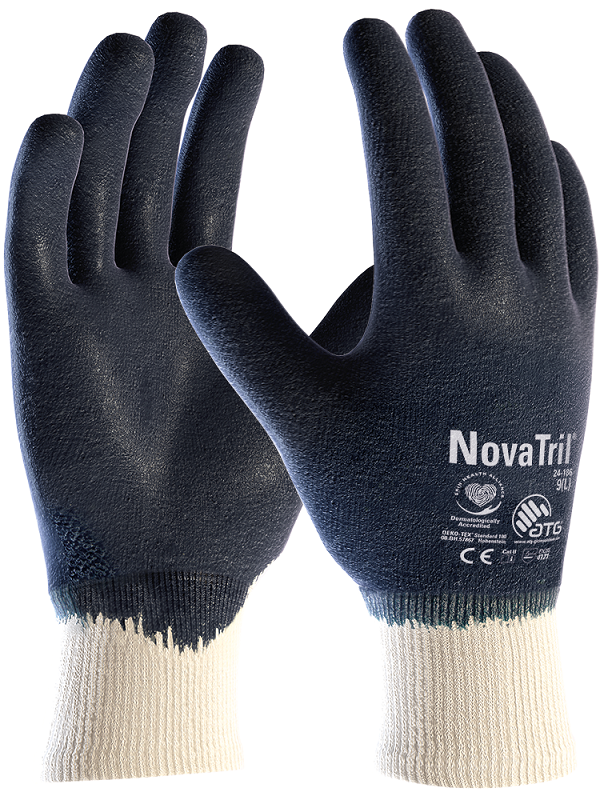 ATG rukavica Novatril plava  vel 10