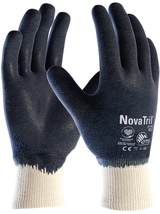 ATG rukavica Novatril plava  vel 10