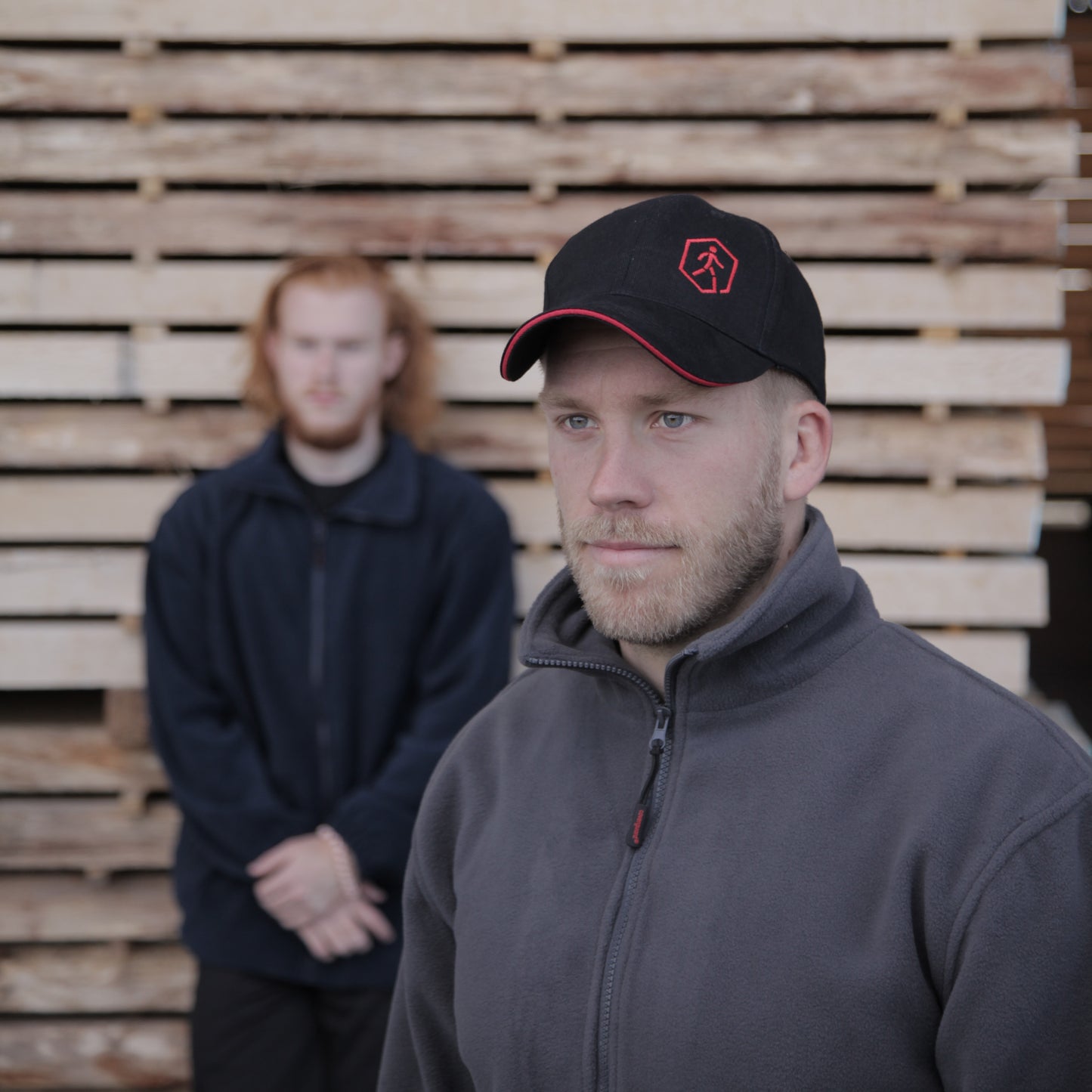 Flis duks-jakna BINAS siva