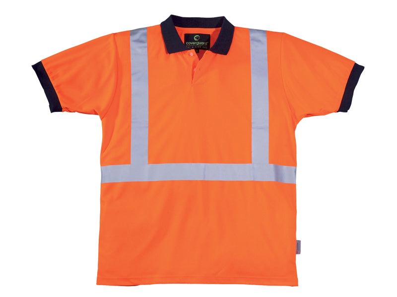 Signalizirajuća polo majica kratki rukav YARD narandžasta