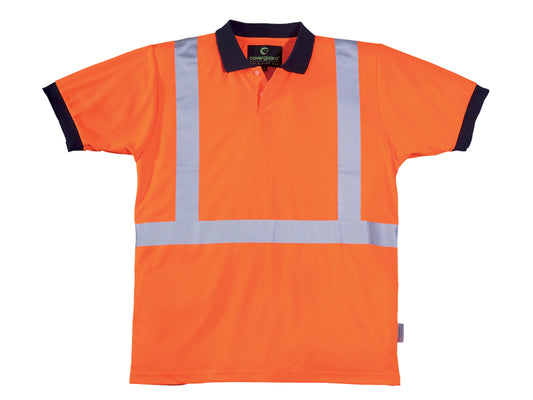 Signalizirajuća polo majica kratki rukav YARD narandžasta