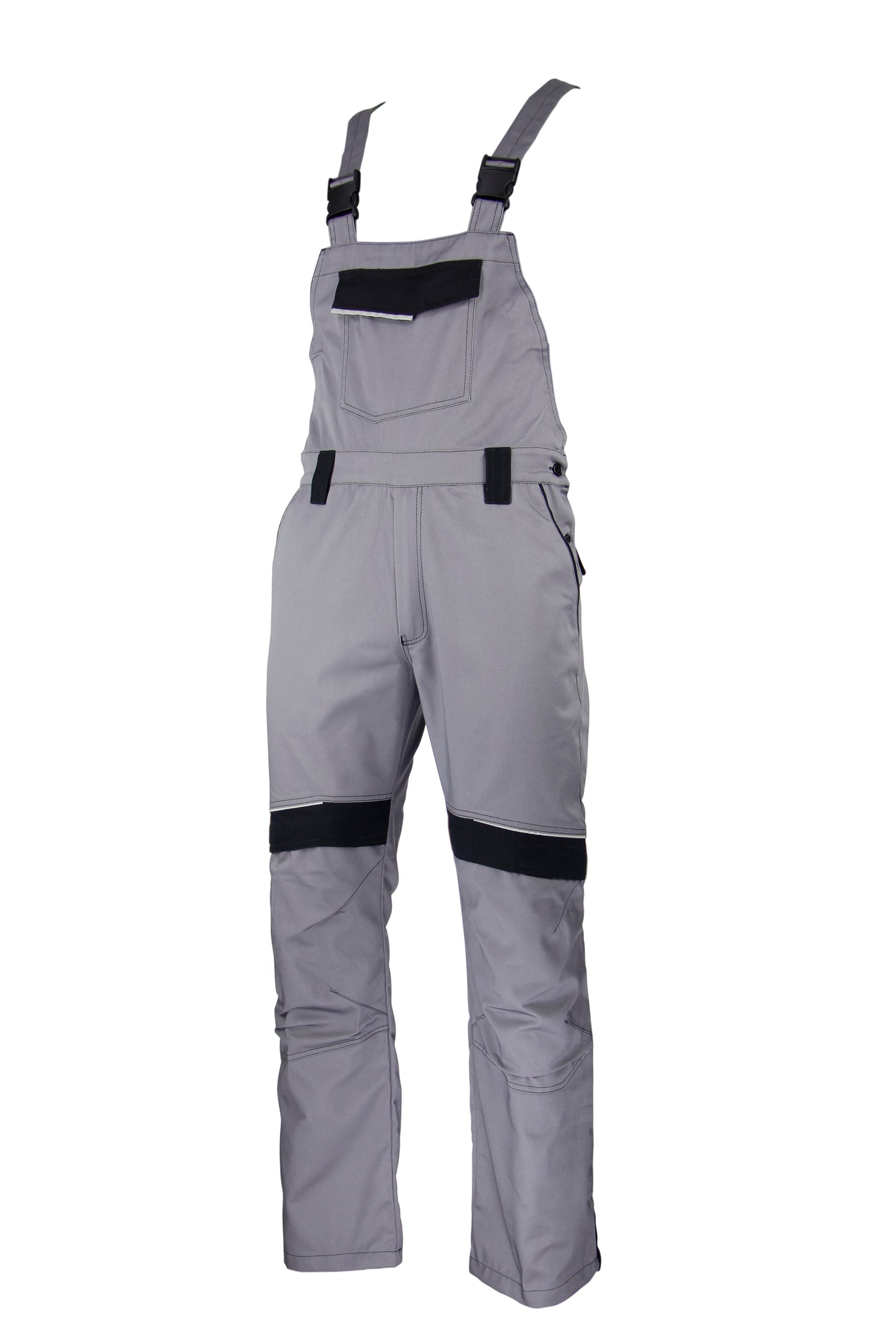 Radne farmer pantalone GREENLAND svetlosive-crne,