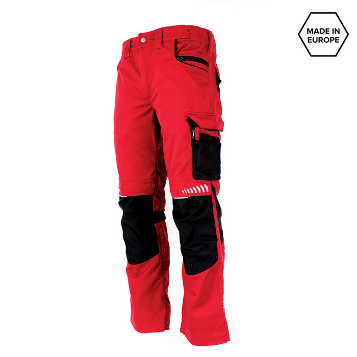 Radne pantalone PACIFIC FLEX crvene