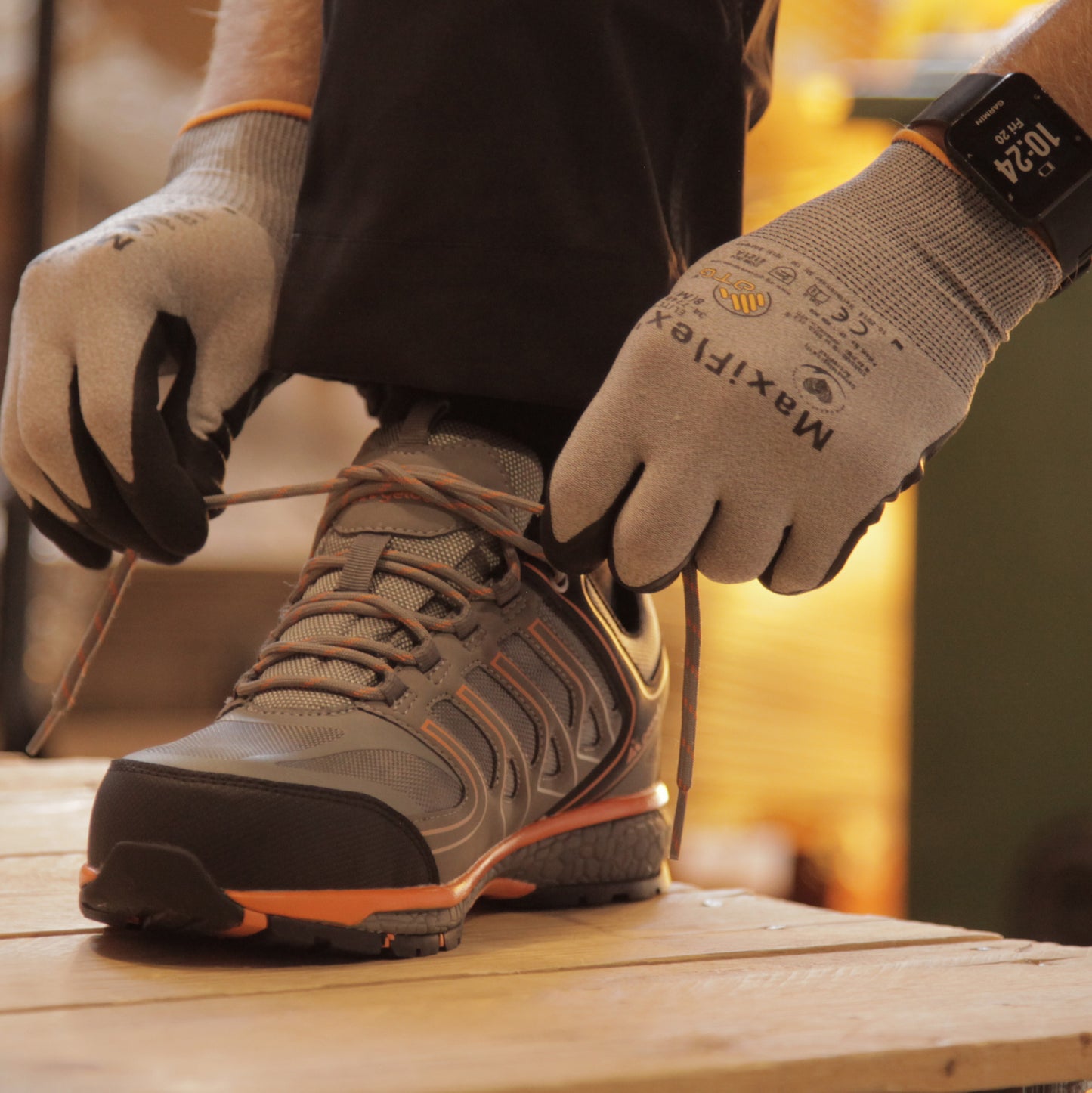 Zaštitna cipela plitka DYNAMIC S1P, siva