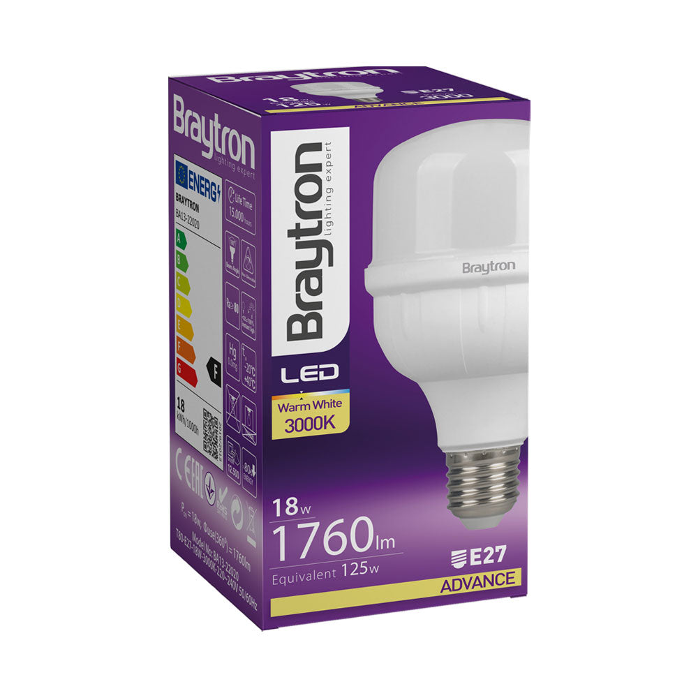 BRY-ADVANCE-18W-E27-T80-3000K-LED SIJALICA