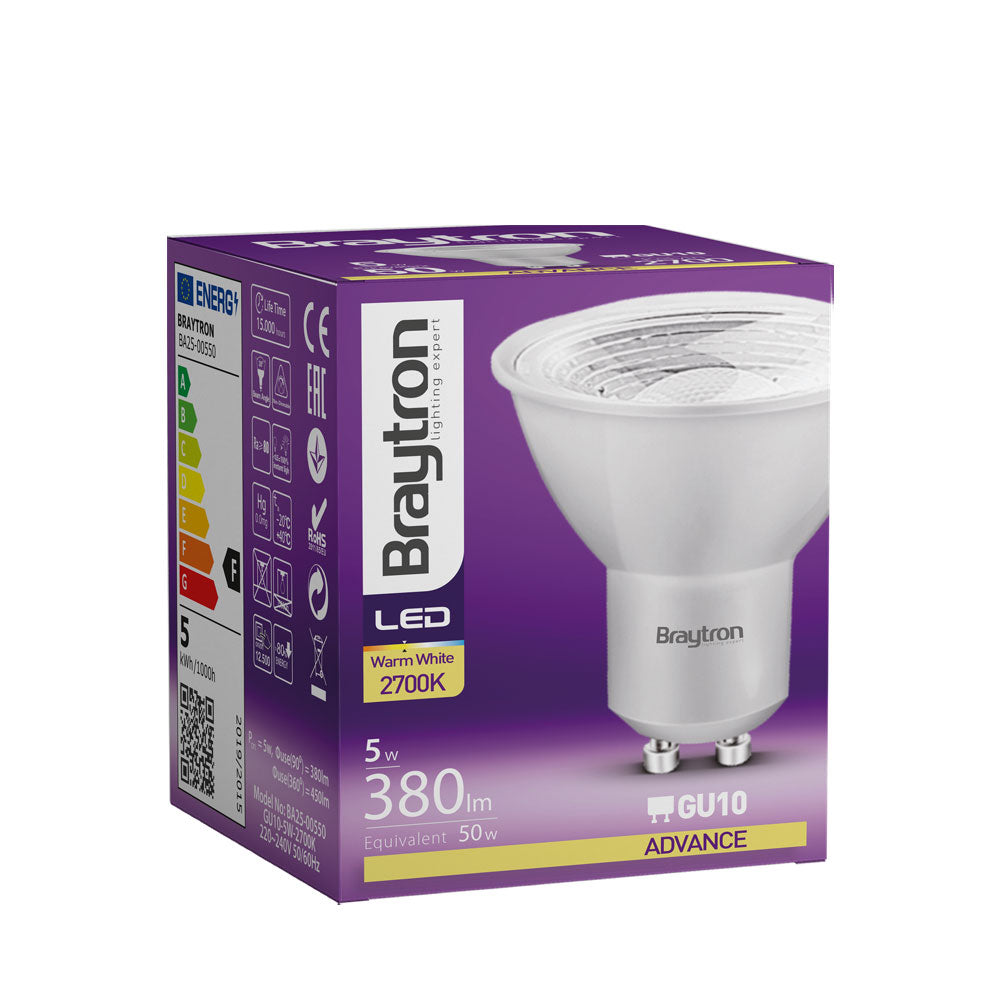 BRY-ADVANCE-5W-GU10-38D-3000K-LED SIJALICA
