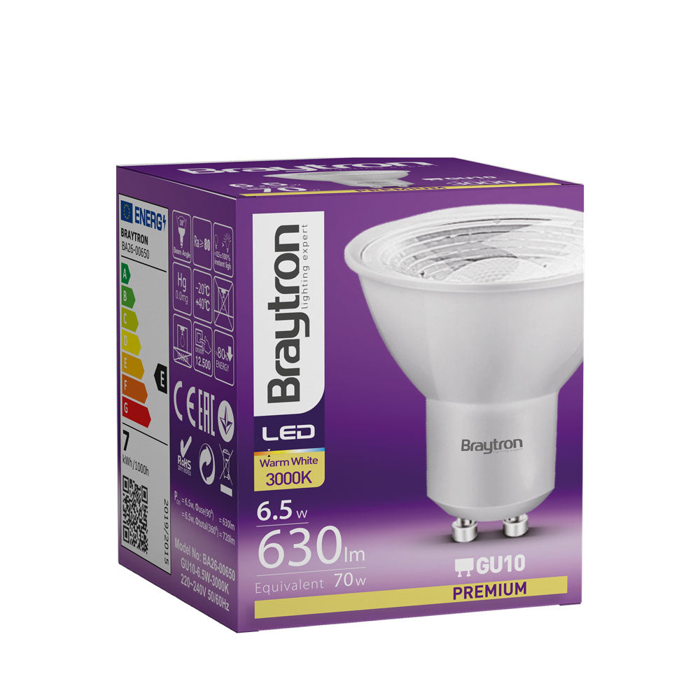 BRY-PREMIUM-6,5W-GU10-60D-3000K-LED SIJALICA