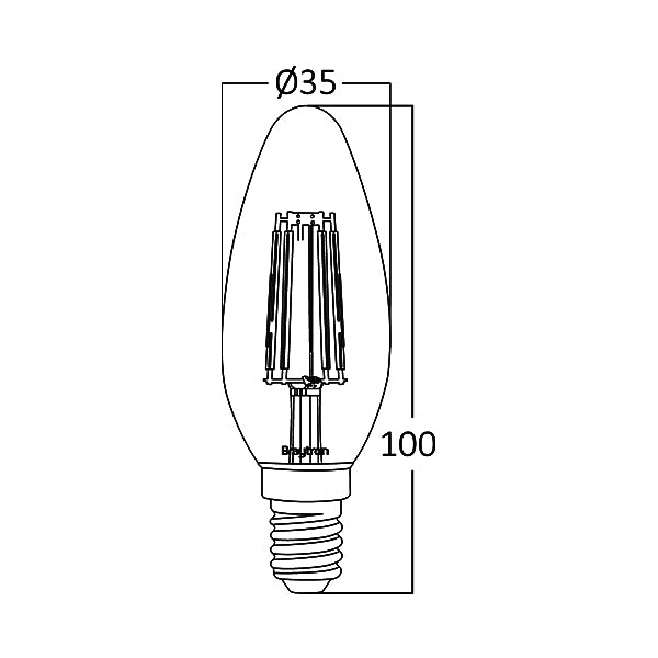 BRY-ADVANCE-4W-E14-C35-AMB-2200K-LED SIJALICA
