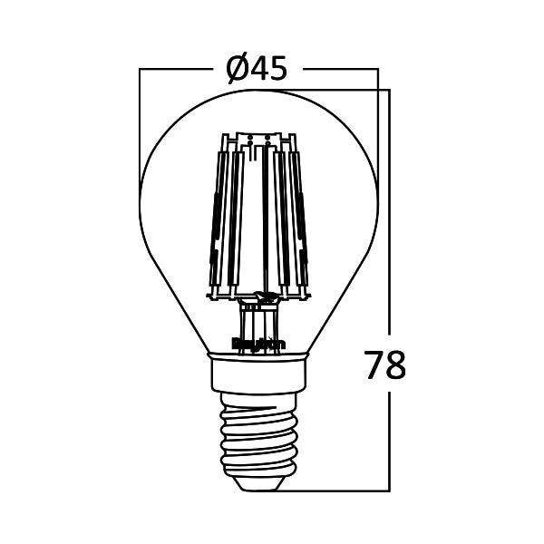 BRY-ADVANCE-4W-E14-P45-AMB-2200K-LED SIJALICA