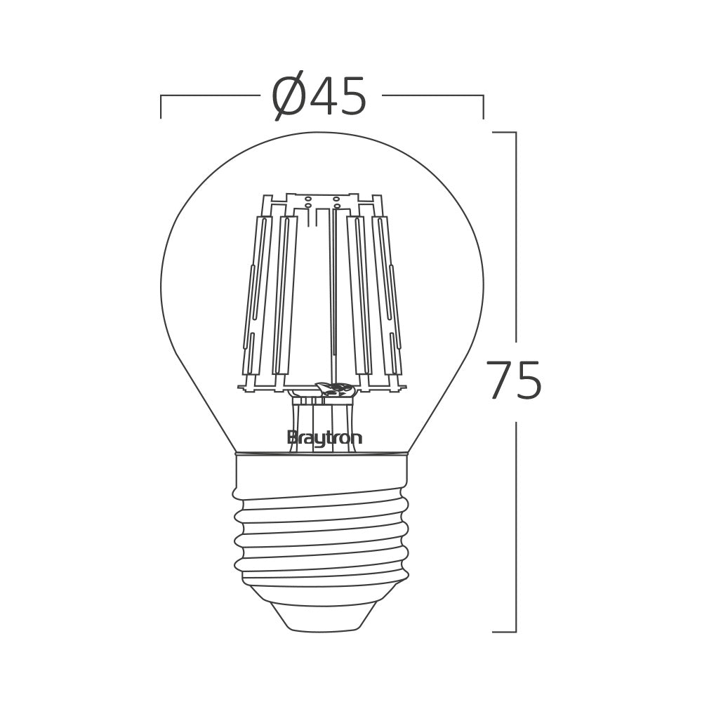 BRY-ADVANCE-4W-E27-G45-AMB-2200K-LED SIJALICA
