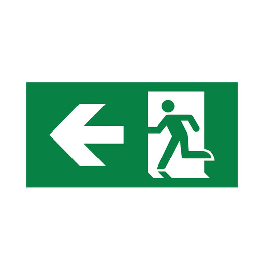 BRY-EXIT ZNAK-LEVO-PVC NALEPNICA