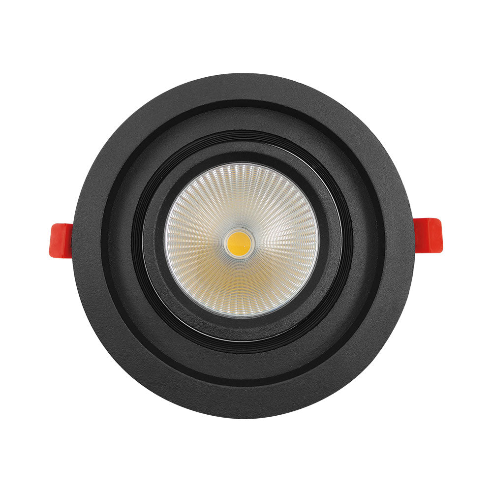 BRY-PR-40W-COB-CRNI-OKRUGLI-3000K-DAUNLAJTER