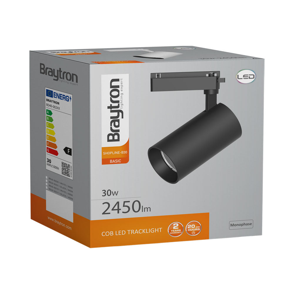 BRY-B30-30W-COB-CRNI-3000K-MONOFAZNI-LED ŠINSKA SVETILJKA