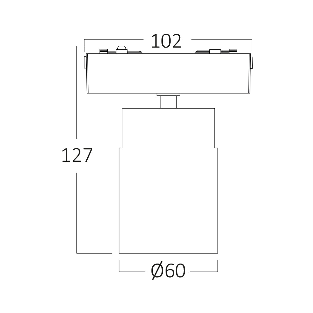 BRY-SRC035-M04-M05-M06-M07-7W-48VDC-4000K-CRNA-SLIM-MAG. SINSKA SVETILJKA