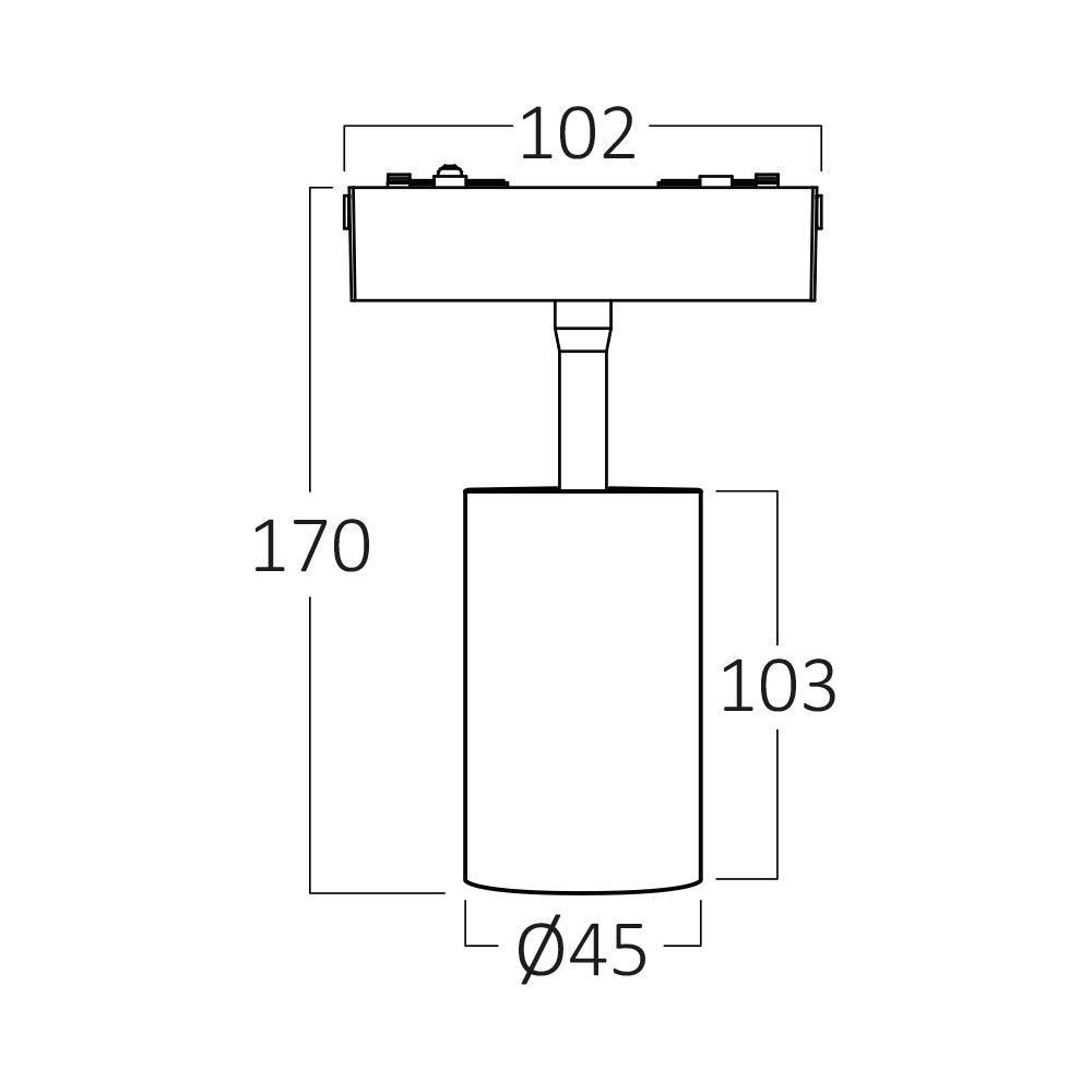 BRY-10W-48VDC-3000K-CRNI-SLIM-MAG.ŠINSKA SVETILJKA
