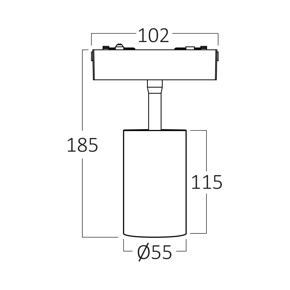 BRY-M04-M05-M06-M07-TRC060-18W-48VDC-4000K-CRNI-SLIM-MAG. REFLEKTOR