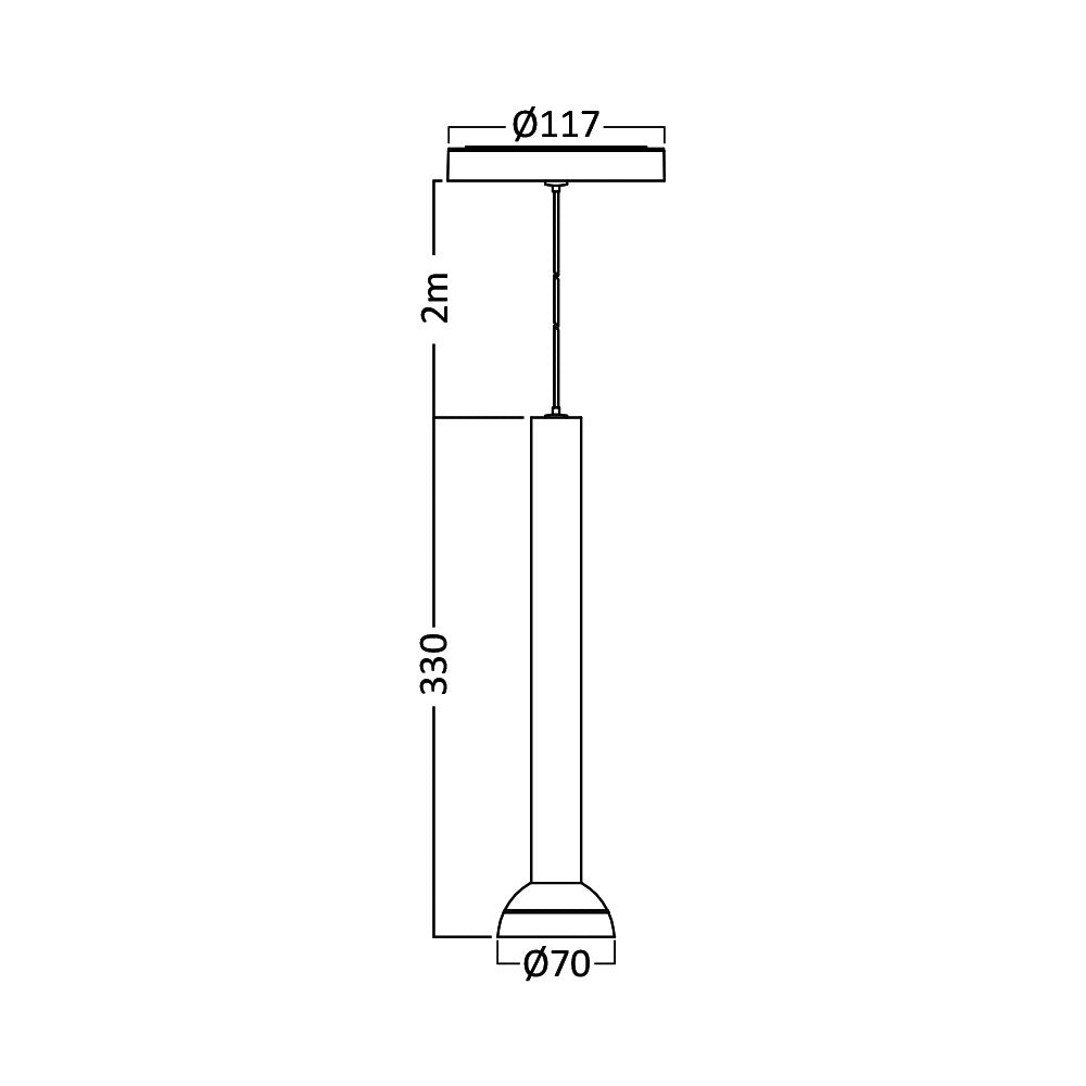 BRY-PDT065-7W-48VDC-3000K-CRNE-MAGNETNE VISILICE