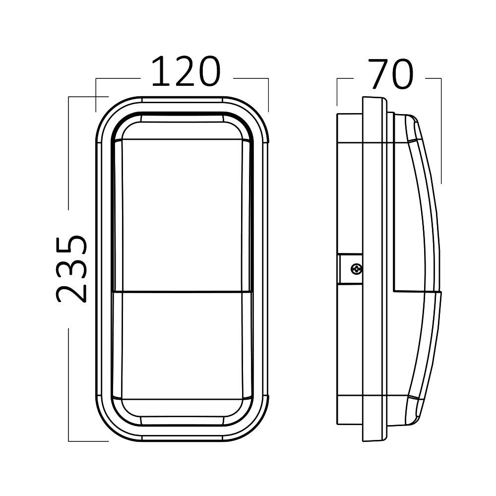 BRY-A-ELIPSA-CRNA-15W-3000K-IP65-ZIDNA BAŠTENSKA SVETILJKA