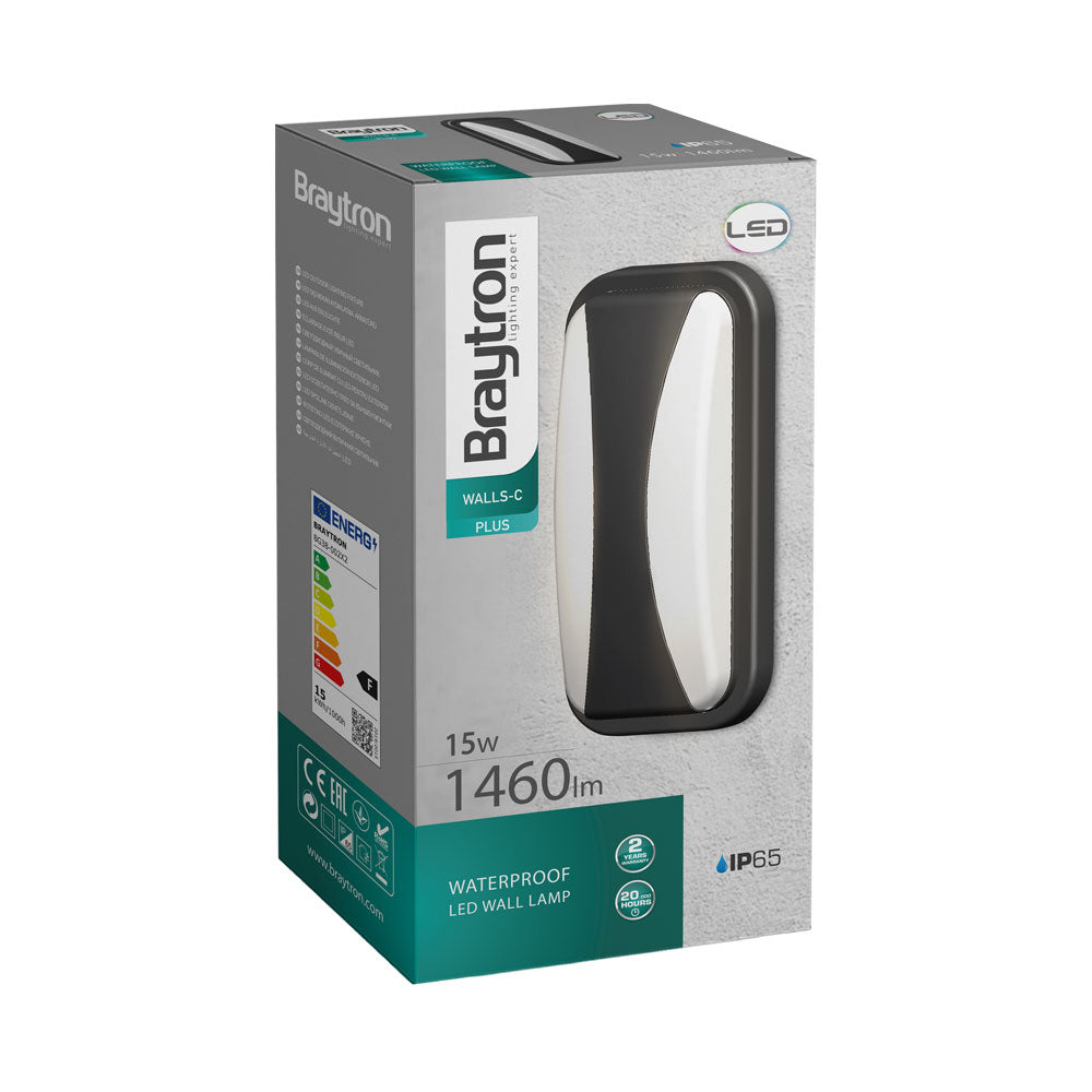 BRY-C-ELIPSA-CRNA-15W-4000K-IP65-ZIDNA BAŠTENSKA SVETILJKAA