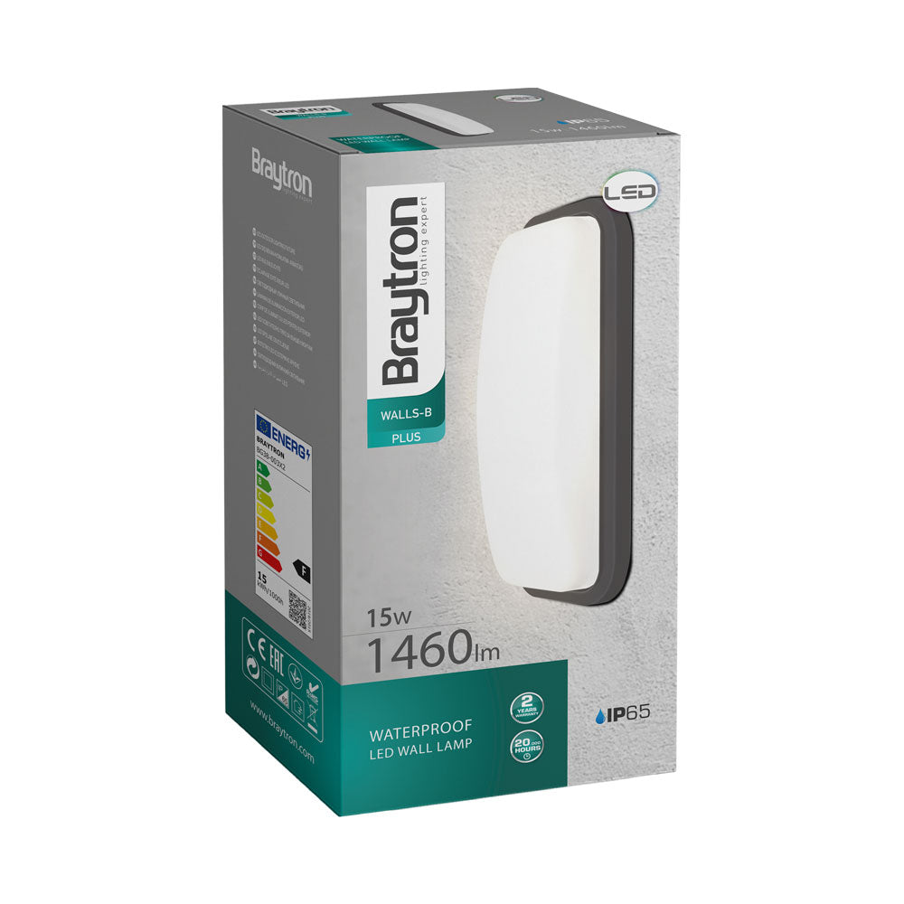 BRY-B-ELIPSA-CRNA-15W-6500K-IP65-ZIDNA BAŠTENSKA SVETILJKA