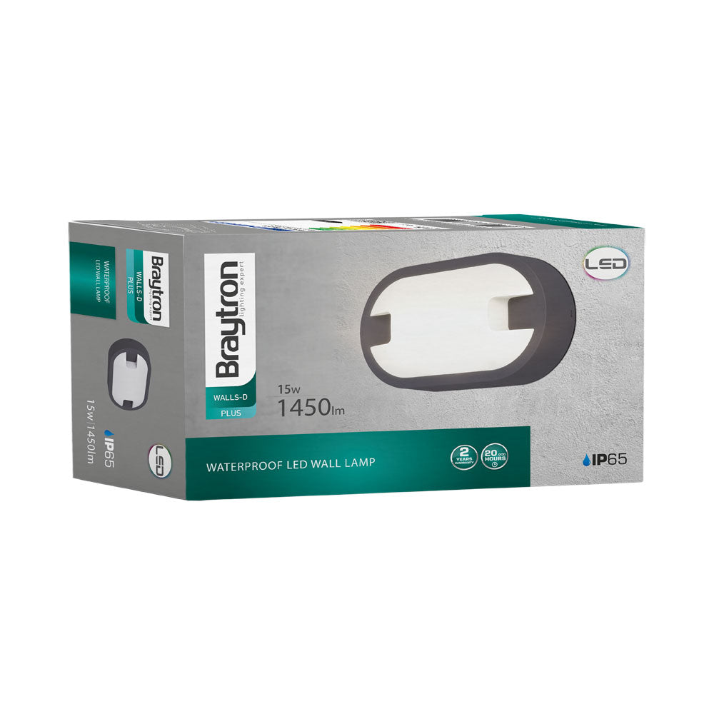 BRY-D-ELIPSA-SIVA-15W-3000K-IP65-ZIDNA BAŠTENSKA SVETILJKA