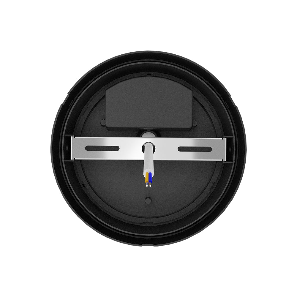 BRY-G2-OKRUGLA-CRNA-15W-4000K-IP65-ZIDNA BAŠTENSKA SVETILJKA