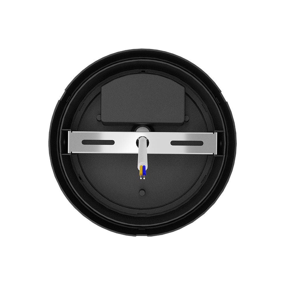 BRY-G1-OKRUGLA-CRNA-15W-3000K-IP65-ZIDNA BAŠTENSKA SVETILJKA